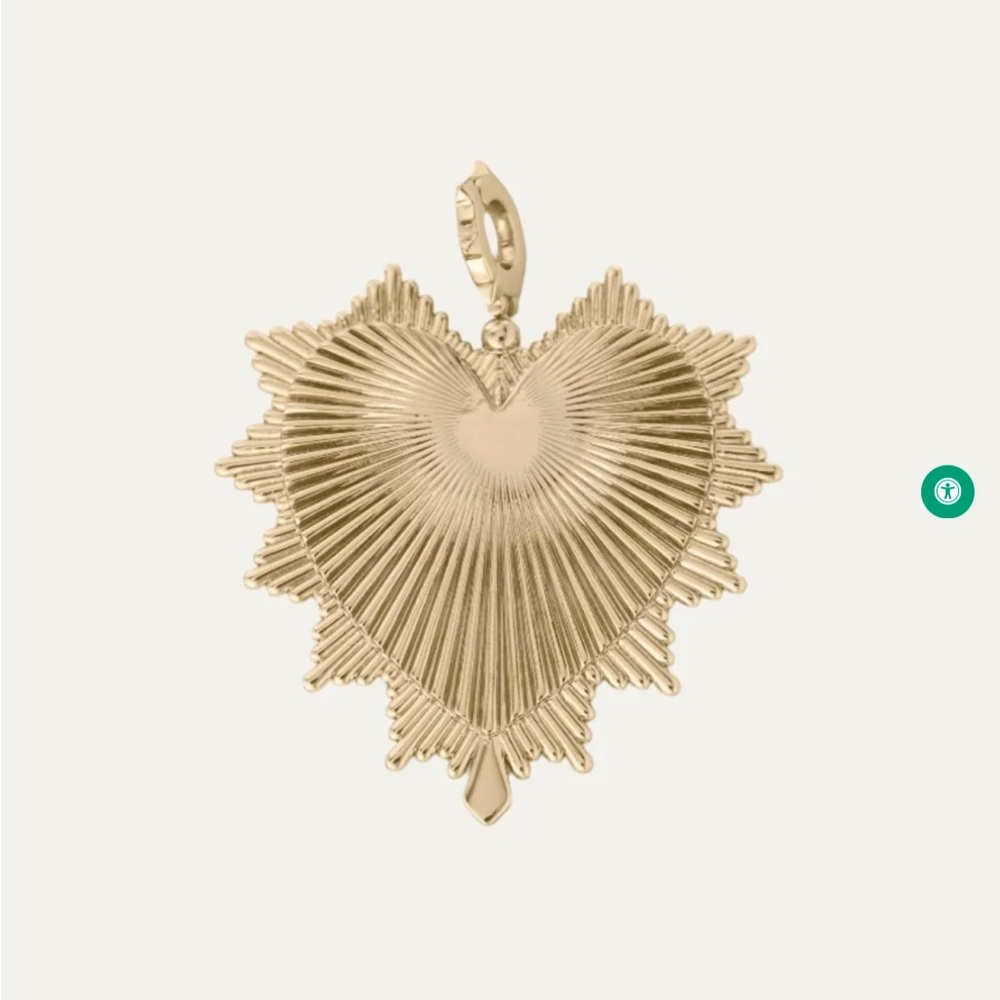 Stella & Dot Tatum Vintage Heart Charm